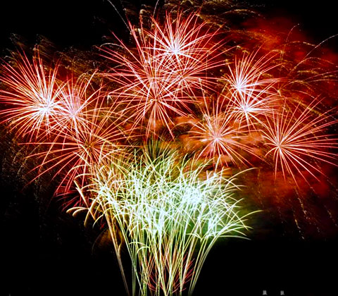 Page, Arizona and Lake Powell Fireworks Display